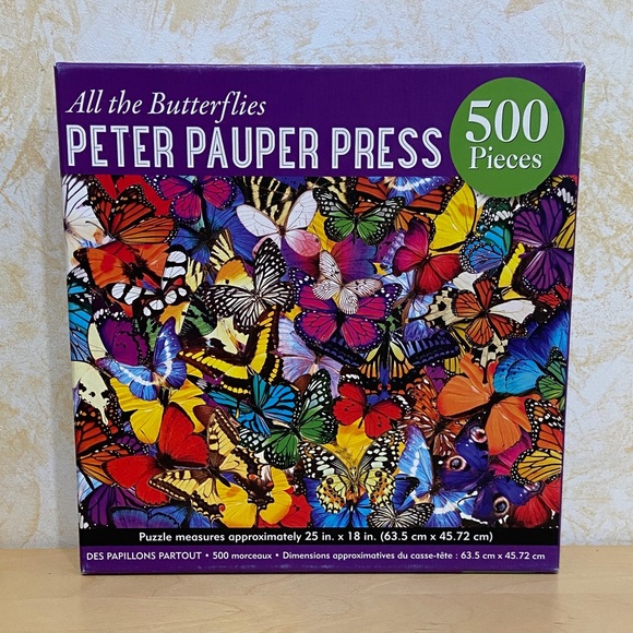 Peter Pauper Press Other - Peter Pauper Press - All the Butterflies - 500 Piece Puzzle